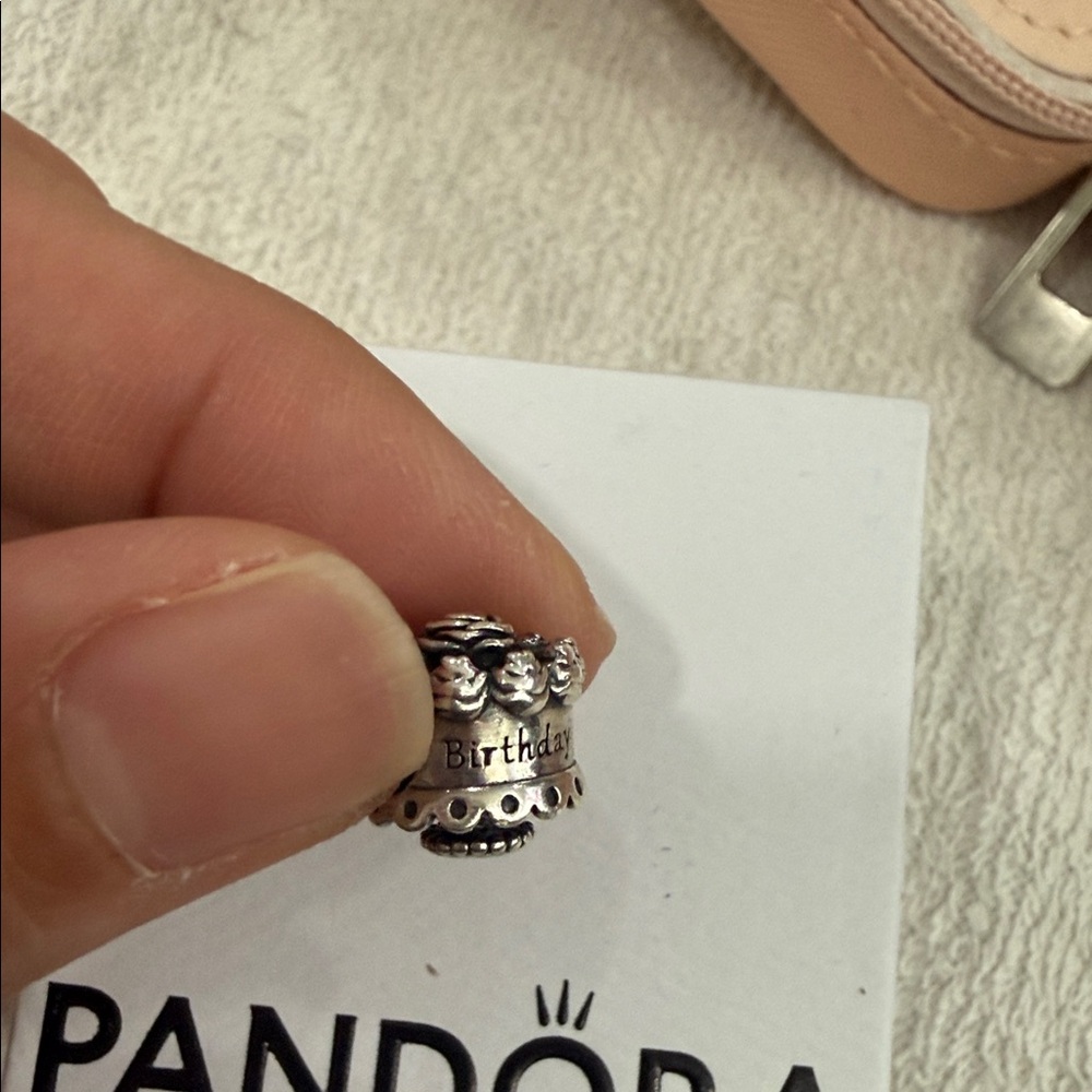 Pandora Silver Rose Cluster Charm